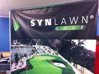 SynLawn  8'x8' banner display with telescopic frame - great for transporting and easy setup at any event
