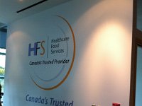 HFS  Wall mural installed on entrance wall