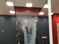 REBEL.COM  Wall mural installation for Rebel.com